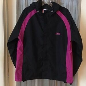 Coleman Black Jacket with Pink Highlights